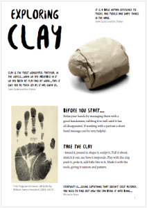 Download the Exploring Clay worksheet